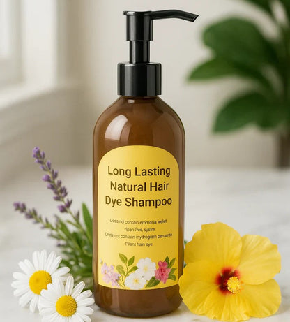 Instant Grey Hair Coverage Long Lasting Natural Hair Dye Shampoo – Buy 1 Get 1 Free