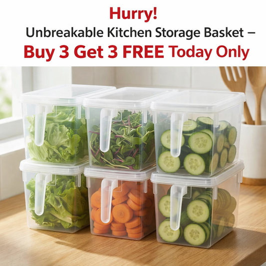 Unbreakable Kitchen Storage Basket | Buy 3 Get 3 Free