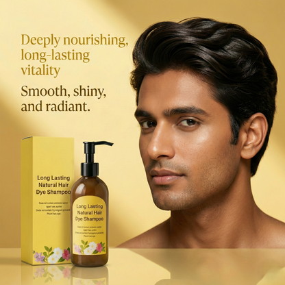 Instant Grey Hair Coverage Long Lasting Natural Hair Dye Shampoo – Buy 1 Get 1 Free