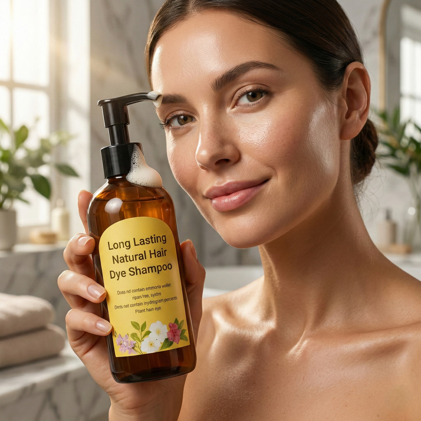 Instant Grey Hair Coverage Long Lasting Natural Hair Dye Shampoo – Buy 1 Get 1 Free