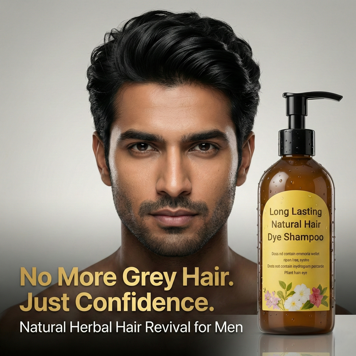 Instant Grey Hair Coverage Long Lasting Natural Hair Dye Shampoo – Buy 1 Get 1 Free