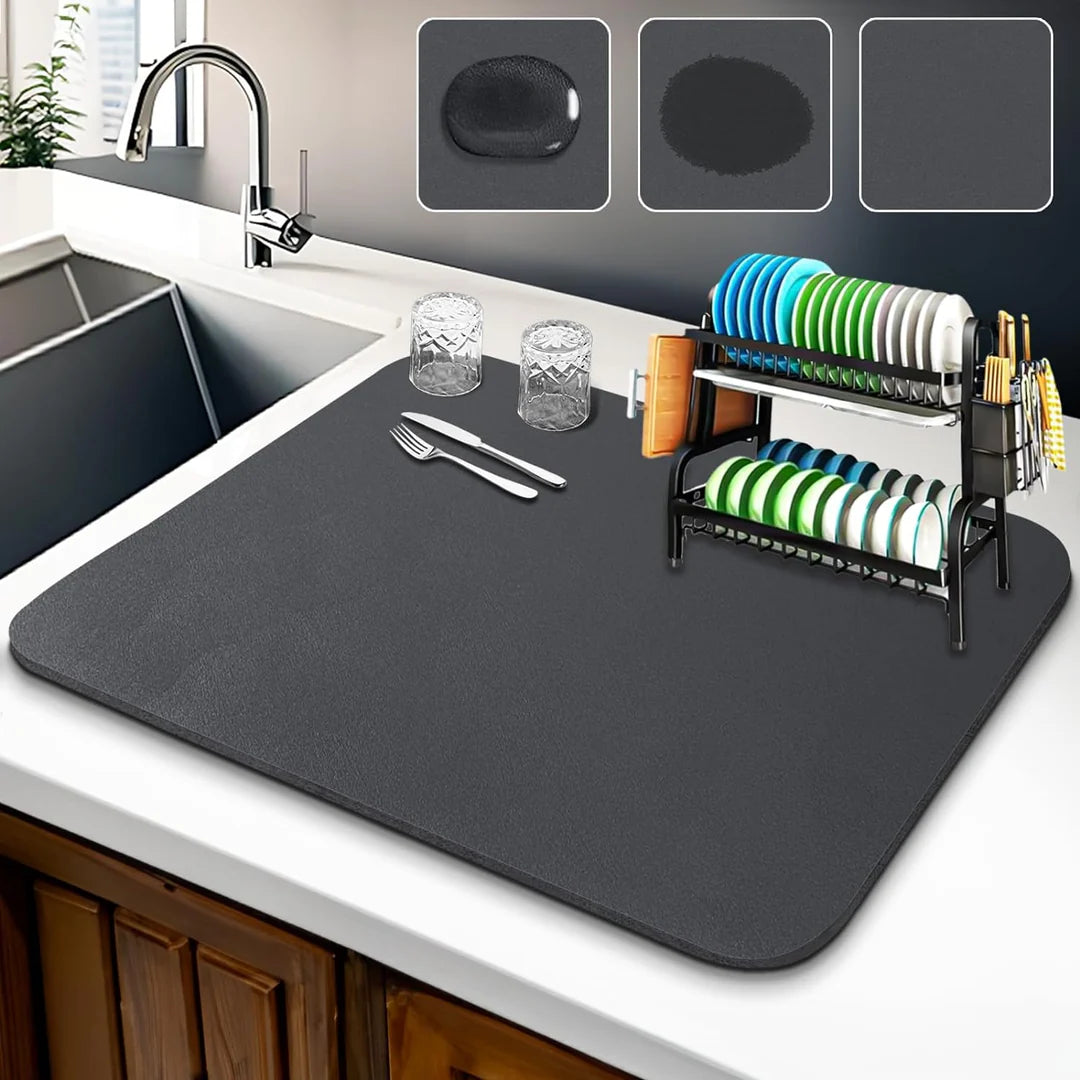 QuickDry - Washable Kitchen Dish Drying Mat | 50% OFF | Don't miss out! Offer expires soon