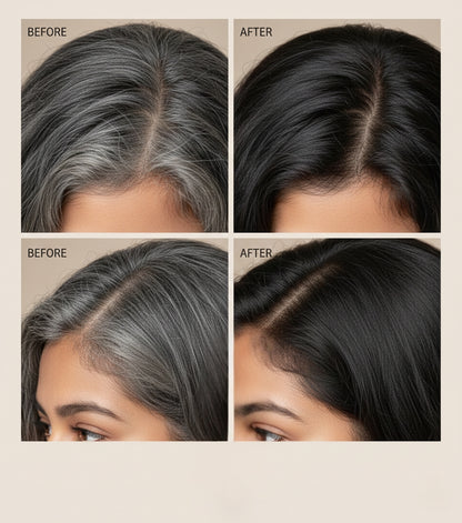 Instant Grey Hair Coverage Long Lasting Natural Hair Dye Shampoo – Buy 1 Get 1 Free